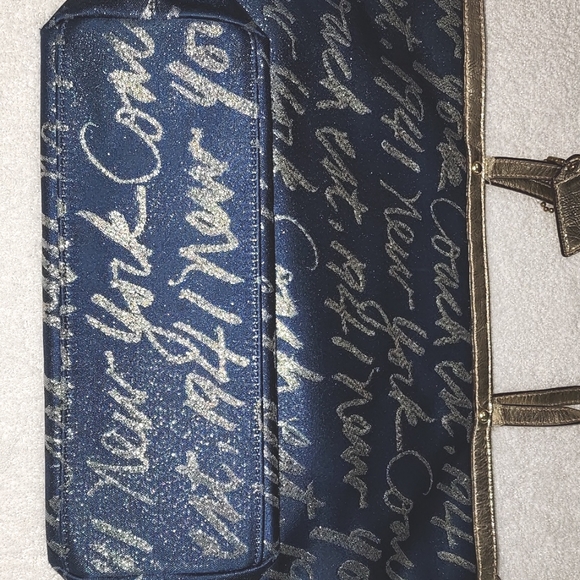 Coach Womens Poppy Ltd Edition New York Shoulder Bag Preowned - Picture 4 of 11